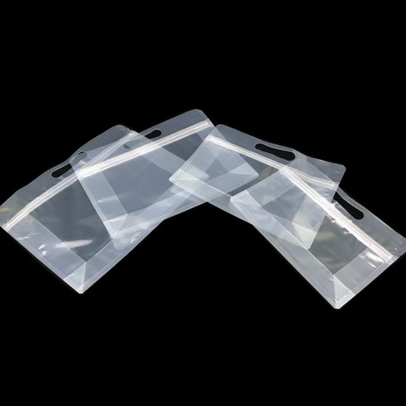 Bolsa transparente con cremalleira de fondo plano-03